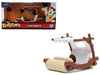 Flintmobile "The Flintstones" "Hollywood Rides" Series 1/32 Diecast Car Model by Jada