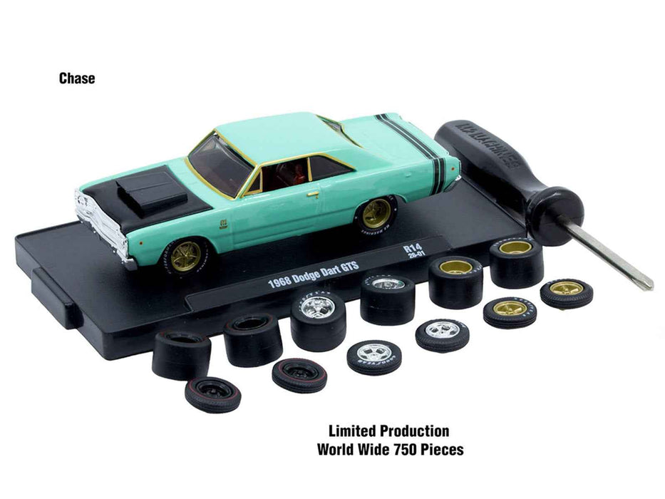 "Auto Wheels" 3 piece Car Set Release 14 Limited Edition to 2368 pieces Worldwide 1/64 Diecast Model Cars by M2 Machines