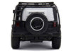 Tej's Jeep Wrangler Custom Silver Metallic with Black Top and Roof Rack "Furious 7" (2015) Movie "25 Years of Fast & Furious" Series 1/32 Diecast Model Car by Jada
