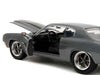 1970 Chevrolet Chevelle SS Gray Metallic with Black Stripes "Fast & Furious" (2009) Movie "Fast & Furious 25th Anniversary" Series 1/24 Diecast Model Car by Jada