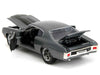 1970 Chevrolet Chevelle SS Gray Metallic with Black Stripes "Fast & Furious" (2009) Movie "Fast & Furious 25th Anniversary" Series 1/24 Diecast Model Car by Jada