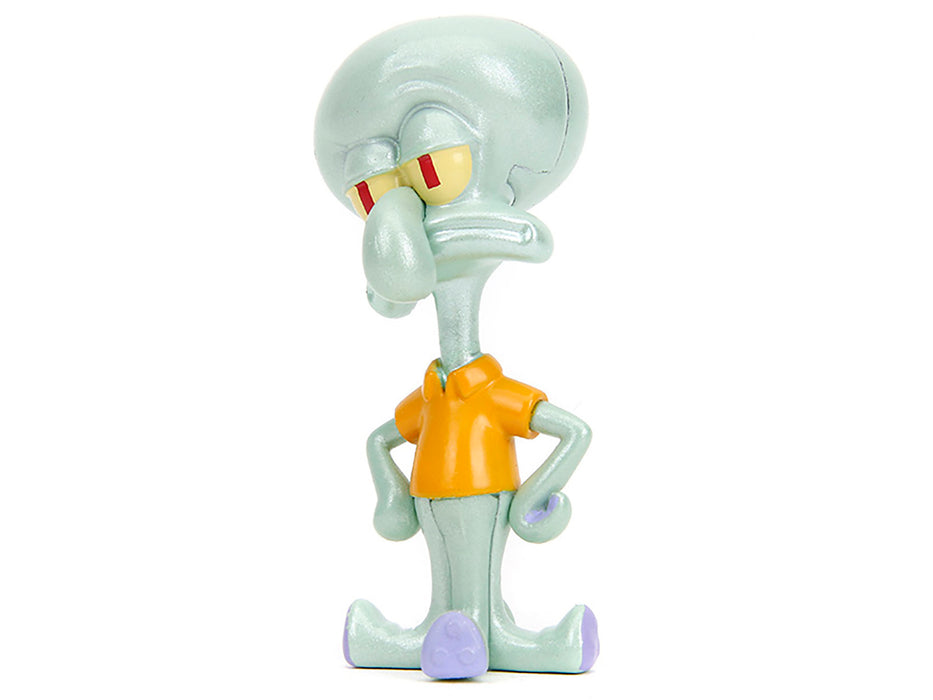 Set of 4 Diecast Figures "SpongeBob SquarePants" (1999-Current) TV Series "Metalfigs" Series Diecast Models by Jada