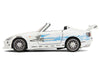 2001 Honda S2000 Convertible White with Graphics "Fast & Furious Remix - 25th Anniversary" Series 1/32 Diecast Model Car by Jada
