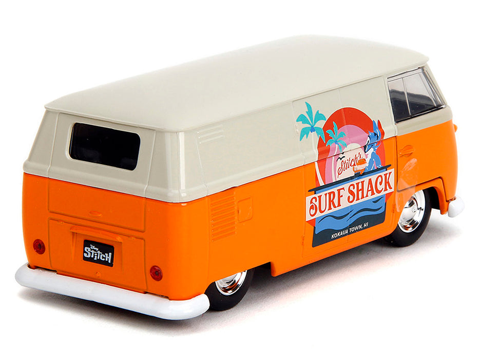 1961 Volkswagen Bus "Stitch's Surf Shack" Orange and Gray "Disney's Stitch" "Hollywood Rides" Series 1/32 Diecast Model Car by Jada