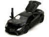 Shaw's Lamborghini Aventador Matt Black "Furious 7" (2015) Movie "Fast & Furious" Series 1/24 Diecast Car Model by Jada