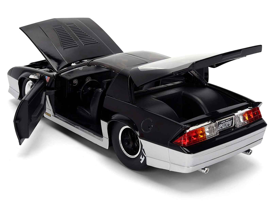 1985 Chevrolet Camaro Z28 "Mickey Thompson" Black and Silver Metallic "Bigtime Muscle" Series 1/24 Diecast Model Car by Jada (Copy)