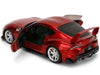 Toyota GR Supra Red Metallic "Pink Slips" Series 1/18 Diecast Model Car by Jada