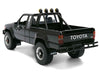 1985 Toyota SR5 Pickup Truck Black with Marty's Skateboard "Back to the Future" (1985) Movie "Hollywood Rides" Series 1/24 Diecast Model Car by Jada