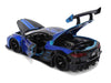 Chevrolet Corvette C8 "Liberty Walk" Candy Blue and Black "Hyper-Spec" Series 1/24 Diecast Model Car by Jada