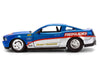 2010 Ford Mustang GT "Rekudo" Blue Metallic with Red and Silver Stripes "Bigtime Muscle" Series 1/24 Diecast Model Car by Jada