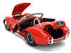 1965 Shelby Cobra 427 S/C #67 Red with Yellow Stripe "Bigtime Muscle" Series 1/24 Diecast Model Car by Jada