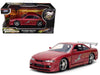 1997 Nissan 240SX (S14) Light Red Metallic with Graphics "The Fast and the Furious" (2001) Movie "25 Years of Fast & Furious" Series 1/32 Diecast Car Model by Jada