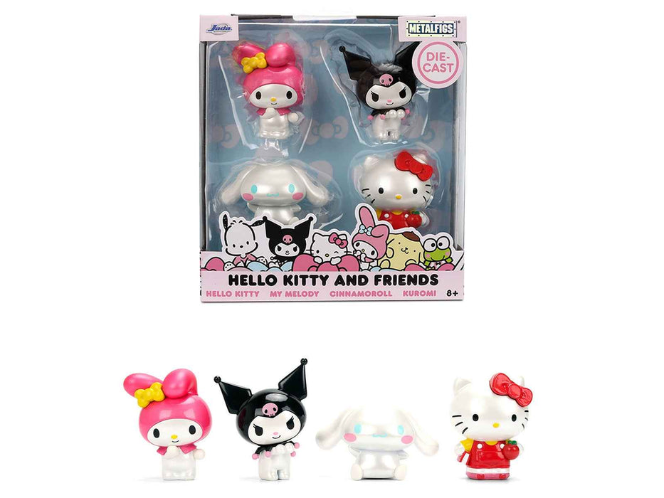 Set of 4 Diecast Figures "Hello Kitty and Friends" Franchise "Metalfigs" Series Diecast models by Jada
