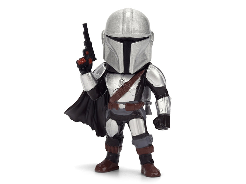 Set of 4 Diecast Figures "Star Wars: The Mandalorian & Grogu" (2026) Movie "Metalfigs" Series Diecast Models by Jada
