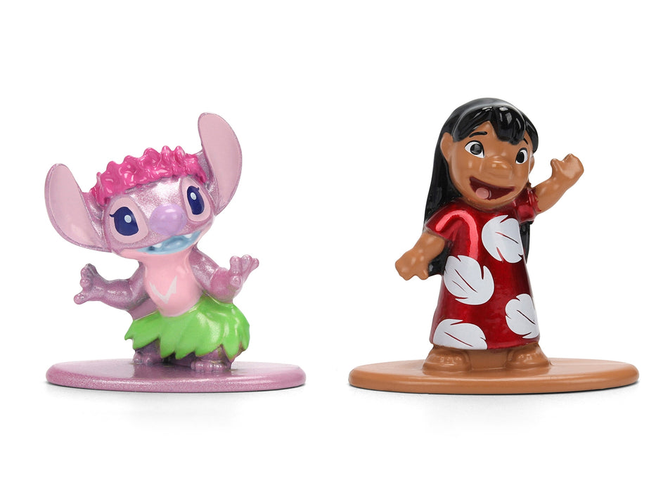 Set of 12 Diecast Figures "Disney's Stitch" Franchise "Nano Metalfigs" Series Diecast models by Jada