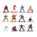 Set of 12 Diecast Figures "Spider-Man" Franchise "Nano Metalfigs" Series Diecast Models  by Jada