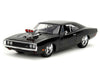 Dom's 1970 Dodge Charger R/T Black and Brian's Toyota Supra Orange with Graphics Set of 2 Cars "Fast & Furious 25th Anniversary" "Fast & Furious" Series 1/24 Diecast Model Cars by Jada