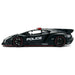 Lamborghini Veneno "Police" Matt Black "Hyper-Spec" Series 1/24 Diecast Model Car by Jada