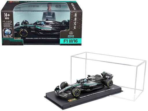 Mercedes-AMG F1 W16 E Performance #63 George Russell Formula One F1 "World Championship" (2025) 1/43 Diecast Model Car by Bburago