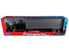 Peterbilt 379 Truck Black with Silver Container "Transporter" Series 1/32 Diecast Model by Welly