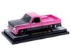 1979 Chevrolet Scottsdale Pickup Truck "Chevy Sport" Pink and Black Limited Edition to 6250 pieces Worldwide 1/24 Diecast Model Car by M2 Machines