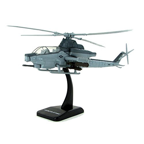 Bell AH-1Z Cobra Helicopter Gray "US Air Force" "Military Mission" Series 1/55 Diecast Model by New Ray - Miniature Motors
