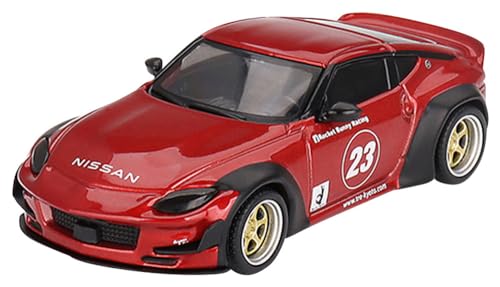 Nissan Z "Pandem" #23 Passion Red Metallic Limited Edition to 6600 pieces Worldwide 1/64 Diecast Model Car by Mini GT