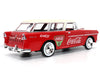 1955 Chevrolet Bel Air Nomad Red with White Top "Coca-Cola" 1/24 Diecast Model Car by Motor City Classics - Miniature Motors