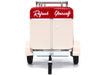 Travel Trailer Cream with Red Top "Pause and Refresh Yourself Drink Delicious Coca-Cola" 1/24 Diecast Model Car by Motor City Classics - Miniature Motors