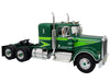 1976 Kenworth W900A Tractor with Dry Goods Trailer Green Metallic with Light Green Graphics "Vintage Heavy Haul Truck Collection" 1/43 Diecast Model by Iconic Replicas