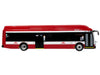 New Flyer Xcelsior Transit Bus "TTC - Toronto Transit Commission" Red and White "The Bus & Motorcoach Collection" Limited Edition to 504 Pieces Worldwide 1/43 Model by Iconic Replicas