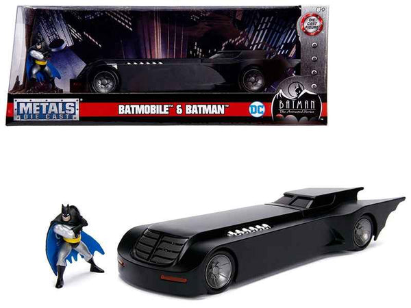 Batmobile with Batman Diecast Figure "Animated Series" DC Comics Series 1/24 Diecast Model Car by Jada - Image 5