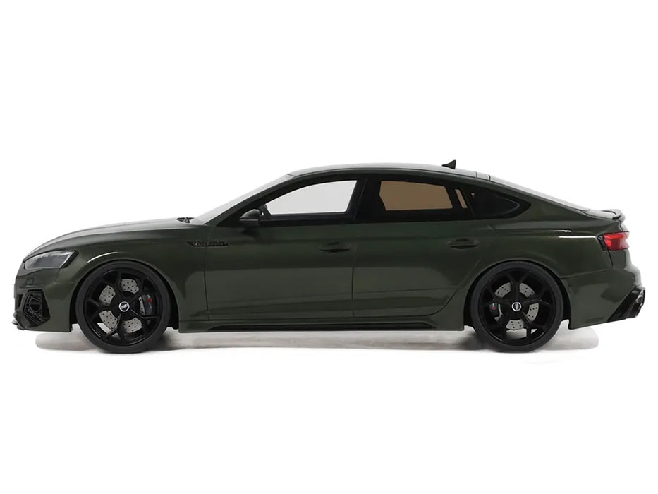 2023 Audi RS 5 Competition Dark Green Metallic 1/18 Model Car by GT Spirit