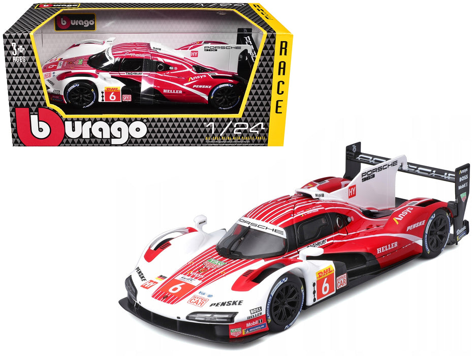 BRAND NEW PORSCHE 963 HYPERCAR 1/24 DIECAST MODEL CAR BY BBURAGO