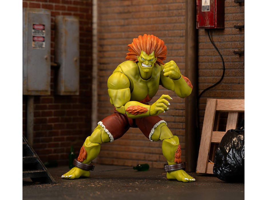 Blanka 7.5" Moveable Figure with Accessories and Alternate Head and Hands "Ultra Street Fighter II: The Final Challengers" (2017) Video Game Model by Jada