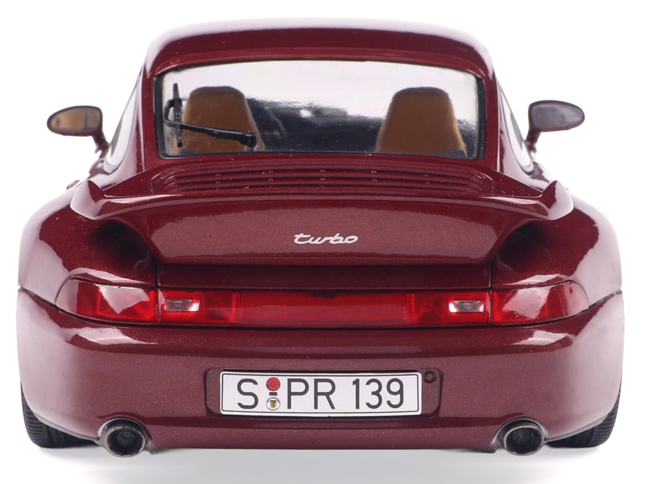 1997 Porsche 911 (993) Turbo Arena Red Metallic 1/18 Diecast Model Car by Solido