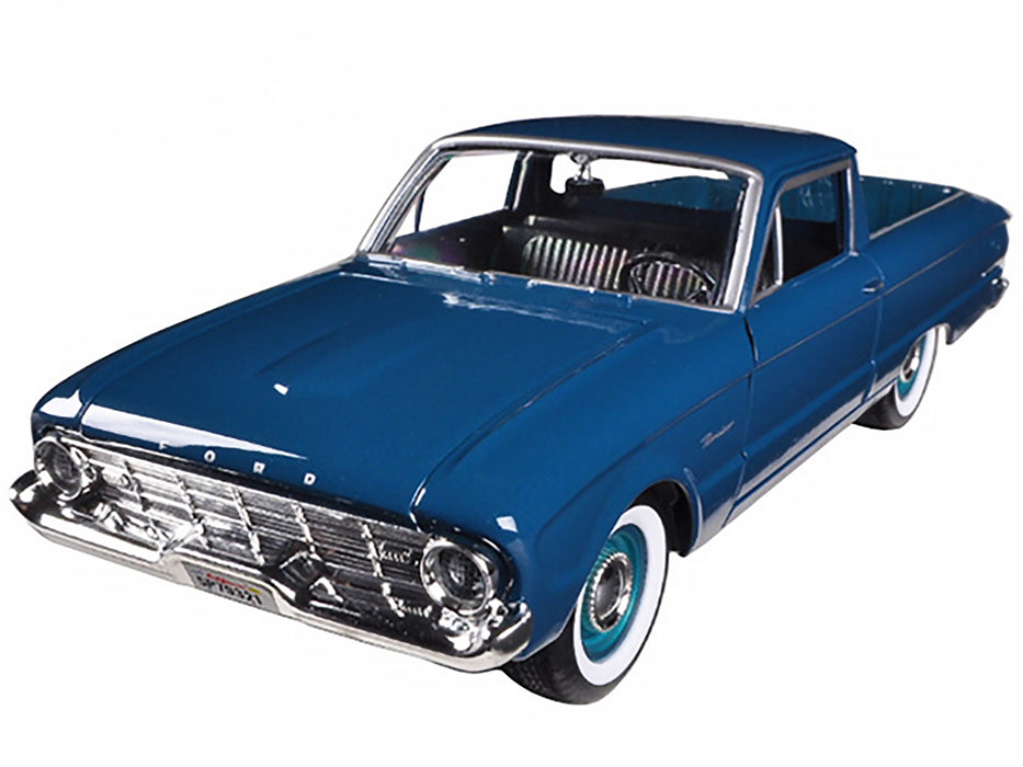 1960 Ford Falcon Ranchero Pickup Blue 1/24 Diecast Model Car by Motormax