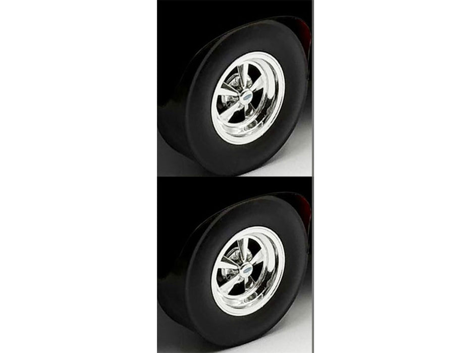 "Cragar" Wheel and Tire Set of 4 pieces from "1970 Pontiac GTO Ram Air IV" for 1/18 Scale Models by Acme
