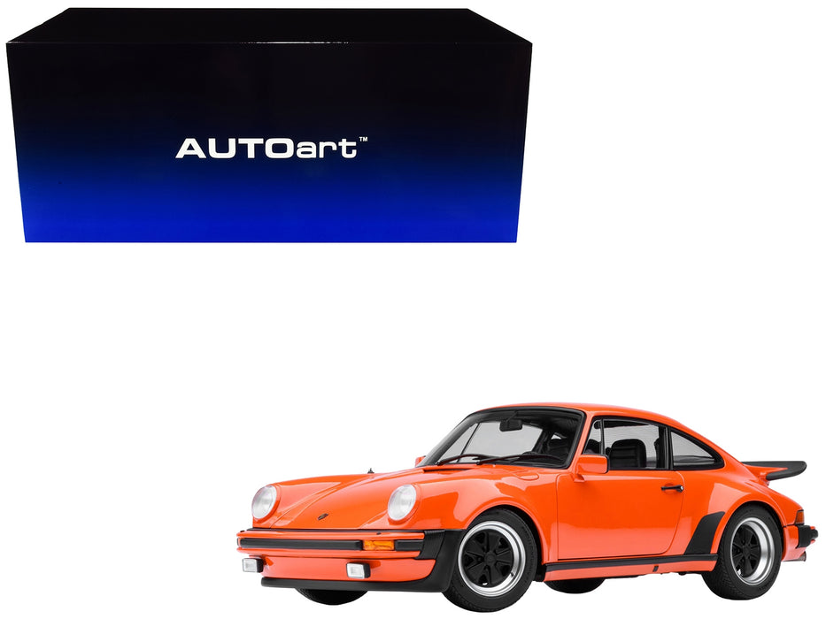 Porsche 911 Turbo 3.0 (930) Continental Orange 1/18 Model Car by Autoart