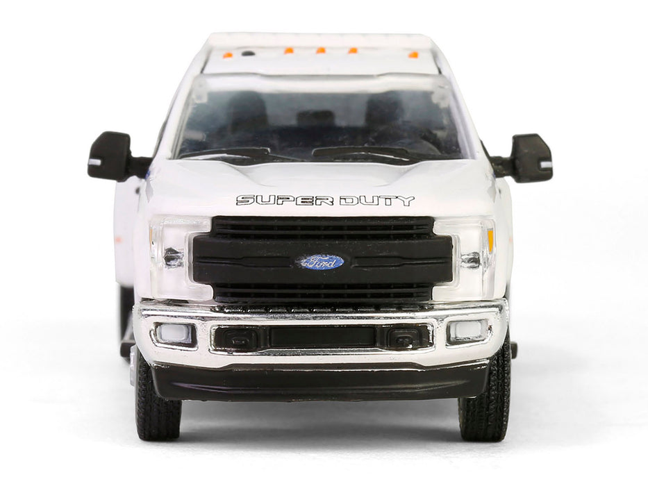 2019 Ford F-350 XL Dually Pickup Truck "Columbus Division of Police Mounted Unit Columbus OH" White "Dually Drivers" Series 15 1/64 Diecast Model Car by Greenlight