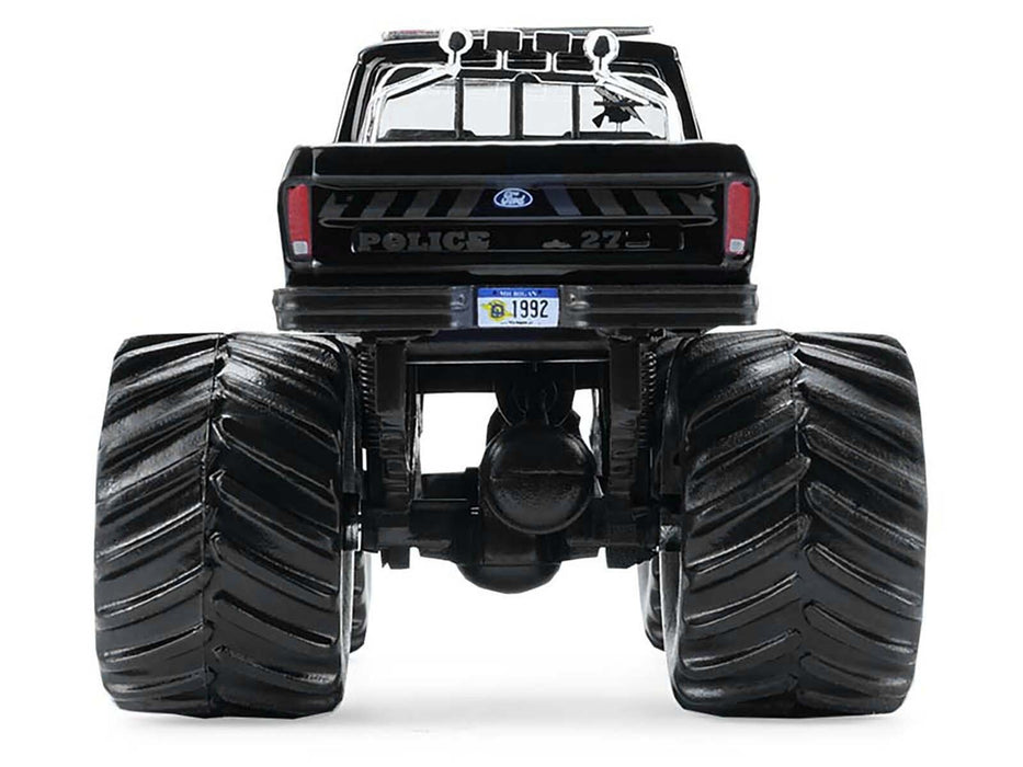 1979 Ford F-250 Monster Truck "Shelby Township Police Michigan" Black "Kings of Crunch - Hot Pursuit" Special Edition 1/64 Diecast Model Car by Greenlight