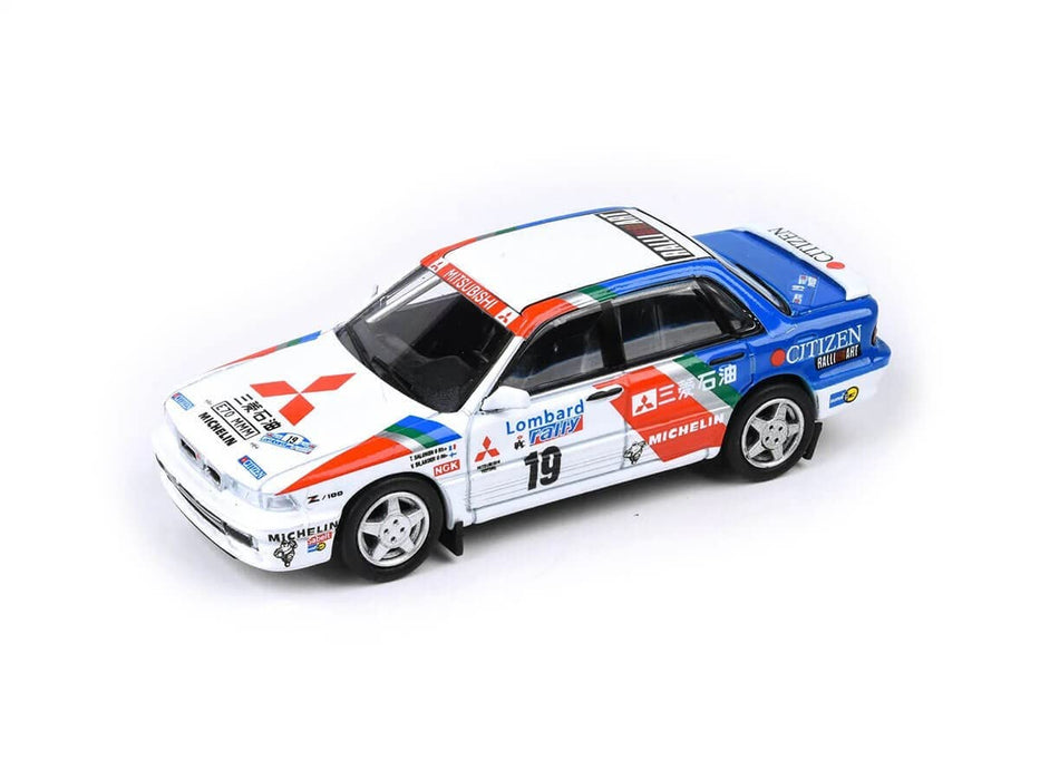 Mitsubishi Galant VR-4 #19 T. Salonen - V. Silander Lombard RAC Rally (1989) 1/64 Diecast Model Car by Paragon