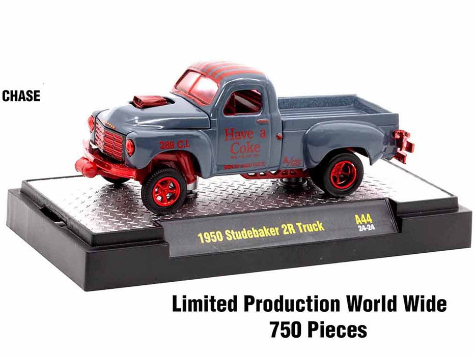 "Sodas" Set of 3 pieces Release 44 Limited Edition to 8250 pieces Worldwide 1/64 Diecast Model Cars by M2 Machines - Miniature Motors