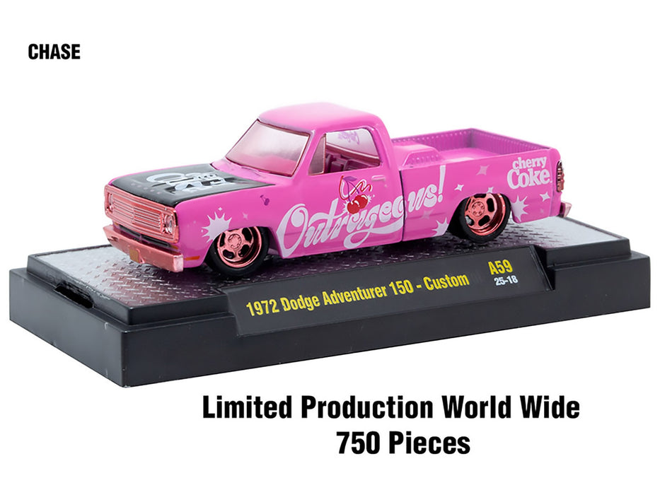 "Sodas" Set of 3 pieces Release 59 Limited Edition to 9600 pieces Worldwide 1/64 Diecast Model Cars by M2 Machines