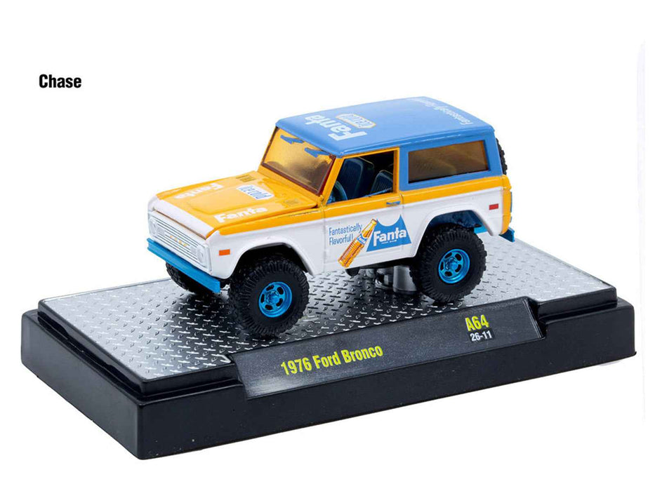 "Sodas" Set of 3 pieces Release 64 Limited Edition to 5400 pieces Worldwide 1/64 Diecast Model Cars by M2 Machines