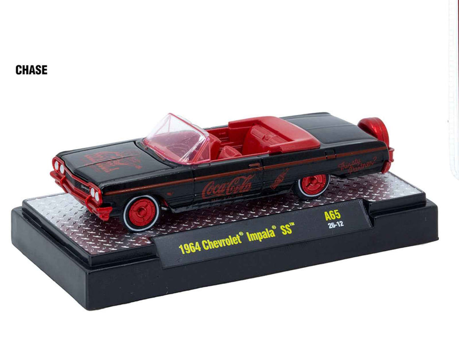 "Coca-Cola" Set of 3 pieces Release 65 Limited Edition to 4800 pieces Worldwide 1/64 Diecast Models by M2 Machines