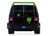 1983 GMC Vandura Van Gray Metallic and Black with Green Slime Graphics "Petey Da Fool" "Garbage Pail Kids" Series 8 1/64 Diecast Model Car by Greenlight