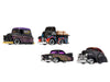 "Dead Sleds" Double Pack Series 7 Set of 4 Cars Diecast Model Cars by CarTuned