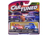 "Kustoms" Double Pack Series 8 Set of 4 Cars Diecast Model Cars by CarTuned