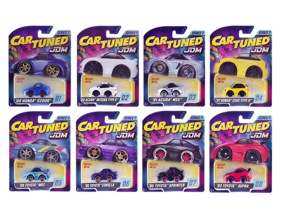 JDM Tuners Series 7 Set of 8 Pieces Diecast Model Cars by CarTuned